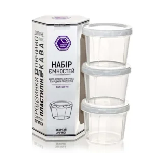 НБ Ємк. д/сипуч.продуктів № 88 Білий (3х0,2л)