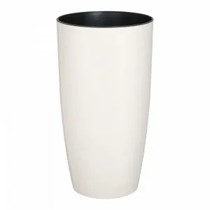 Вазон 115042 "Альфа" d16х30 (біла роза)