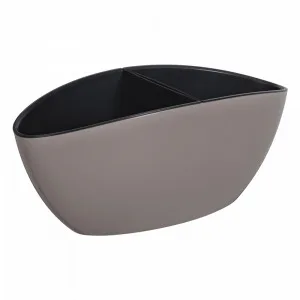 Вазон 115048 "Каное" зі вставкою 32*14 (какао)