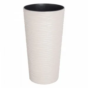 Вазон "Ф'южн" 115047 (d27х51см біла роза)