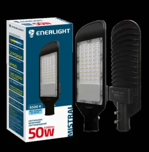 Світильник ENERLIGHT "MISTRAL" 50 Вт вуличний IP-65/6500K LED