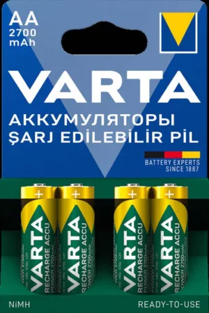 VARTA Акум-тор RECHARGEABLE "AA" 2700mAh Bli 4шт