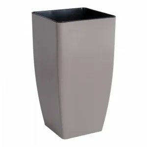 Вазон 115037 "Квадро" 22*22*41,5 (какао)