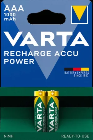 VARTA Акум-тор RECHARGEABLE "AAA" 1000mAh Bli 2шт