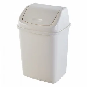 Відро для сміття 10л (122063 біла роза)