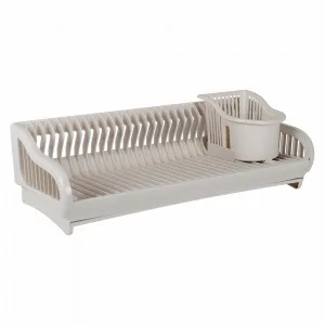 Сушка "2 в 1"для посуду 53*23*19 (біла роза 167091)