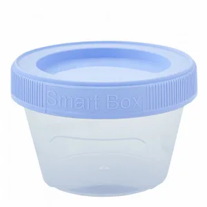 Контейнер 124083 "Smart Box" кругл 0,2л (пр./бузков.)