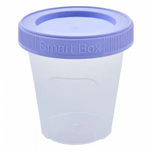 Контейнер 124082 "Smart Box" кругл 0,24л (пр./бузков.)