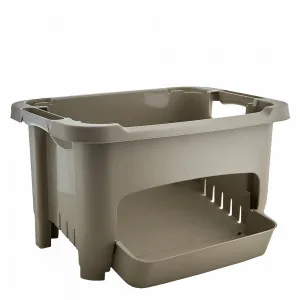 Корзина 122077 для зберіг. ОВОЧІВ (какао)