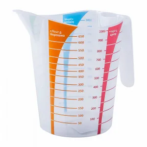 Мірна кружка 169062 (прозор. 1,0л)