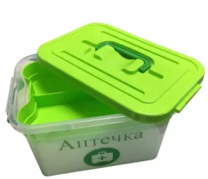 Контейнер 6,3л з вклад. декор"Аптечка" (190*275*160)