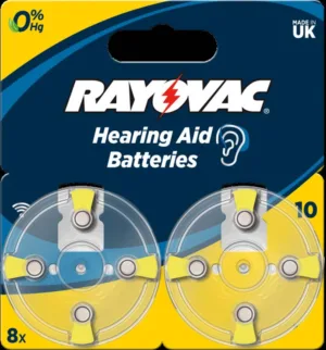 Бат-ка д/слух. апаратів Rayovac 4610/size10