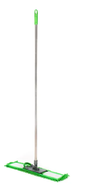 Максус плюс Полотер-8108 ЗЕЛЕНИЙ, "Лапша" 50см,нержав.134см