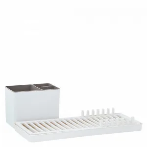 Сушка 169077 "Міні ПЛЮС" з підст. для посуду (біла роза)