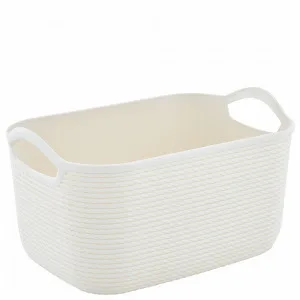 Корзина 127007 "Джут" S (біла роза)