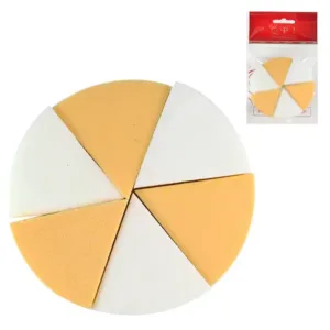 QPI Спонж SP 211 6в1 трикутники 2 кольор беж.+біл.