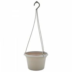 Вазон 115019 "Глорія" з підвісом 25*16 (какао)