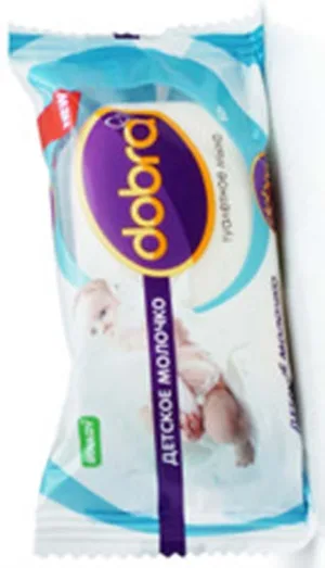 DOBRA Мило туалетне тверде ТМ "BOVARY",марка К, 60г,"Дитяче молочко"