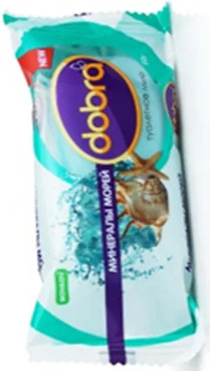 DOBRA Мило туалетне тверде ТМ "BOVARY",марка К, 60г,"Мінерали морів"