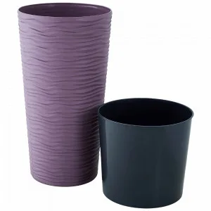 Вазон "Ф'южн" 115045 (d16х30см фіолет)
