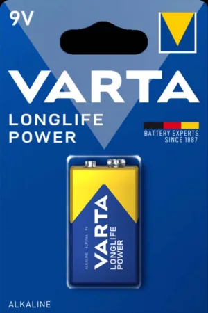 VARTA Бат-ка LONGLIFE Alkaline POWER Bli "КРОНА" 6LR61