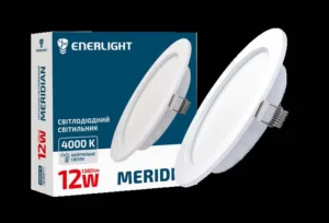 Світильник ENERLIGHT LED стельовий "MERIDIAN" 12Вт 4000К