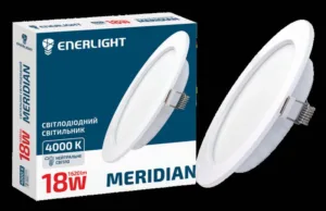 Світильник ENERLIGHT LED стельовий "MERIDIAN" 18Вт 4000К