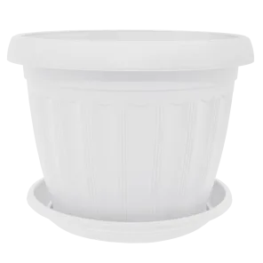 Вазон 112066 "Терра" 20*15 з підст (білий)