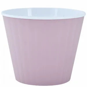 Вазон 114036 "Ібіс" з подв.дном 17,9*14,7 (фрезія/білий)