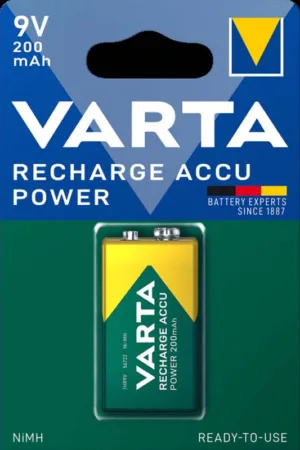 VARTA Акум-тор RECHARGEABLE "КРОНА" 9V 200mAh