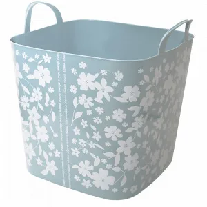 Корзина універ. 127038 "ПРАКТИК" з декором ( ФЛЬОР-сиз.блак.)