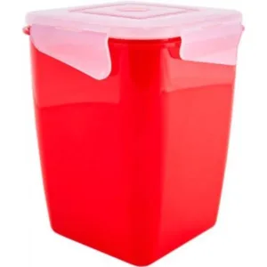 Контейнер 168054 "Фієста" ГЛИБОК. 2л (черв. окс./пр.)