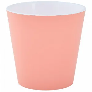 Вазон 114039 зі вст."Деко" 16х15,5(абрикос./білий)