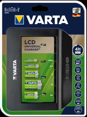 VARTA Зарядний пристрій LCD UNIVERSAL CHARGER PLUS