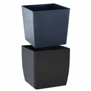 Вазон 115083 низький "Квадро" 16*16*15,5 (граніт)