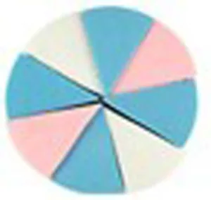 Спонж SP 222 8в1 трикутники 4 кольор