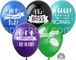 Кульки PH-60 Для Шефа (укр.) (1ст)(12"-30cm)(100шт)