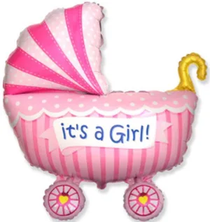 Кулька 901741 Коляска для дівчинки