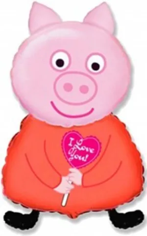 Кулька 901713 Свинка Пеппа із сердцем