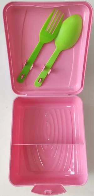 Контейнер "Ланчбокс" (рожевий)