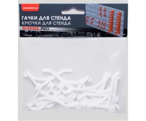 Гачок 127052 малий 12*30*30 мм  (білий)