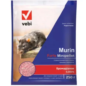 Мурін 054170 форте мініпеллети 250 г (гранули)