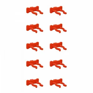 Кліпса 127053 12*30*35 мм  (оранж.)