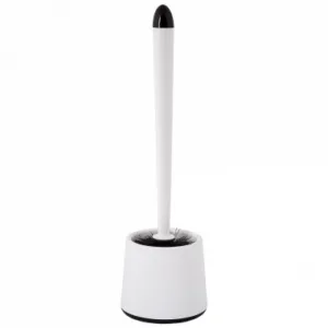 Йоржик д/унітазу 127064 "Оптіма" з підставкою (білий/чорний)