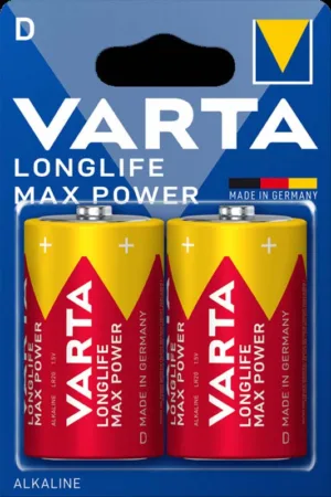VARTA Бат-ка LONGLIFE Alkaline MAX POWER "D" (BLI)