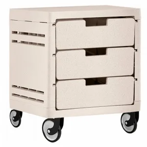 Комод на колесах 169092 на 3 шухляди(беж.)