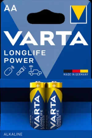 VARTA Бат-ка LONGLIFE Alkaline POWER  AA Bli-2шт