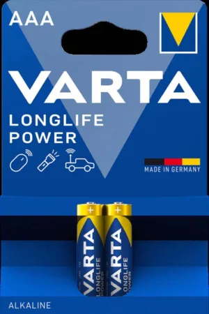 VARTA Бат-ка LONGLIFE Alkaline POWER AAА Bli-2шт