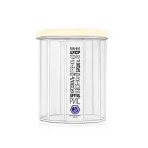 Ємкість д/сипучих продуктів № 83 крем. 1,0л