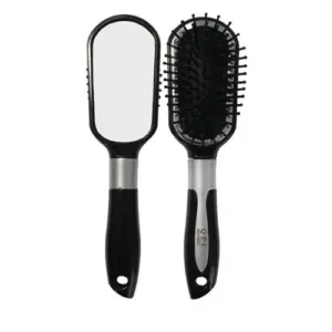 QPI Щітка PM 9585-S/МАЛА пласт./зерк. сріб. встав